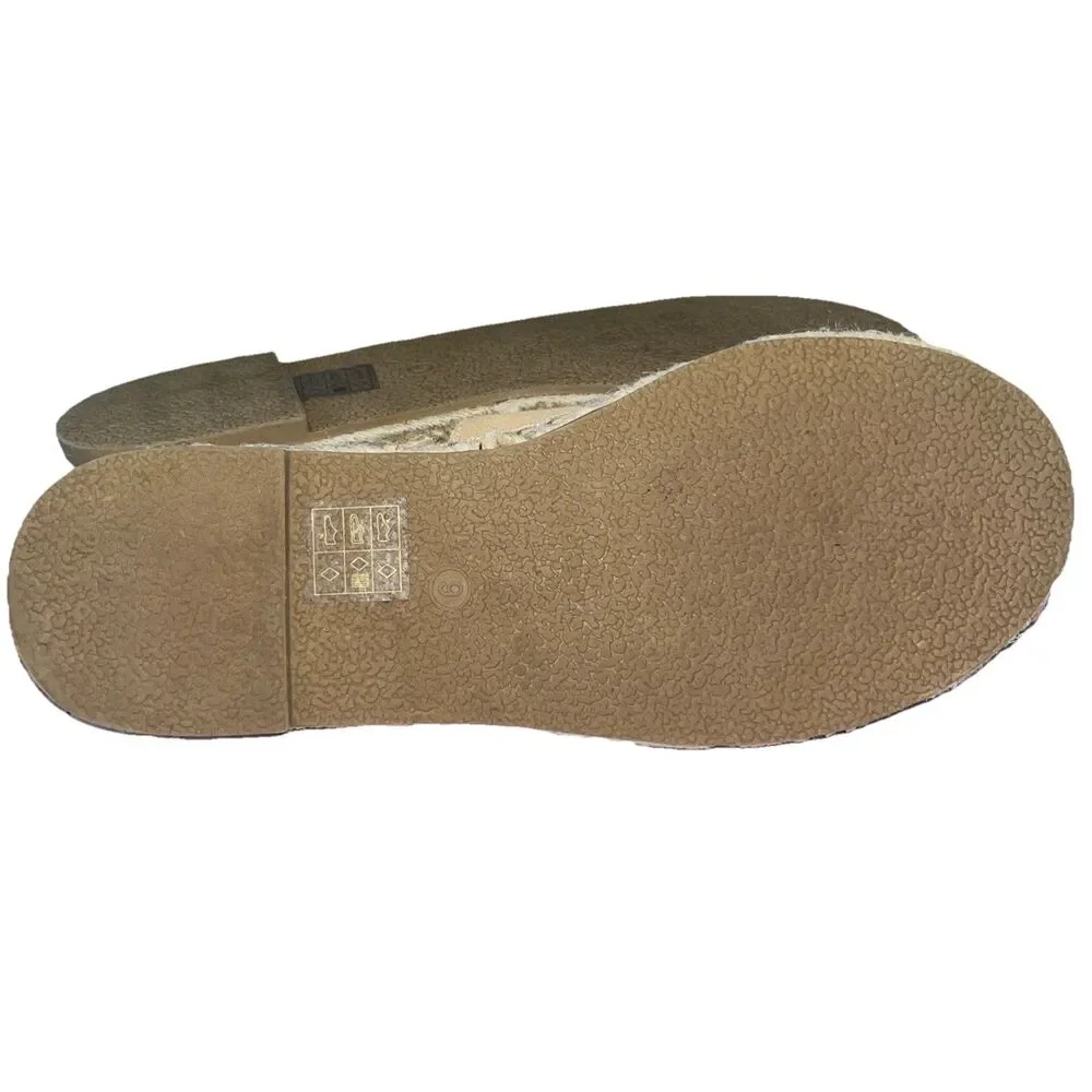Urban Outfitters Espadrille Raffia Style Slide Sandals Size 9